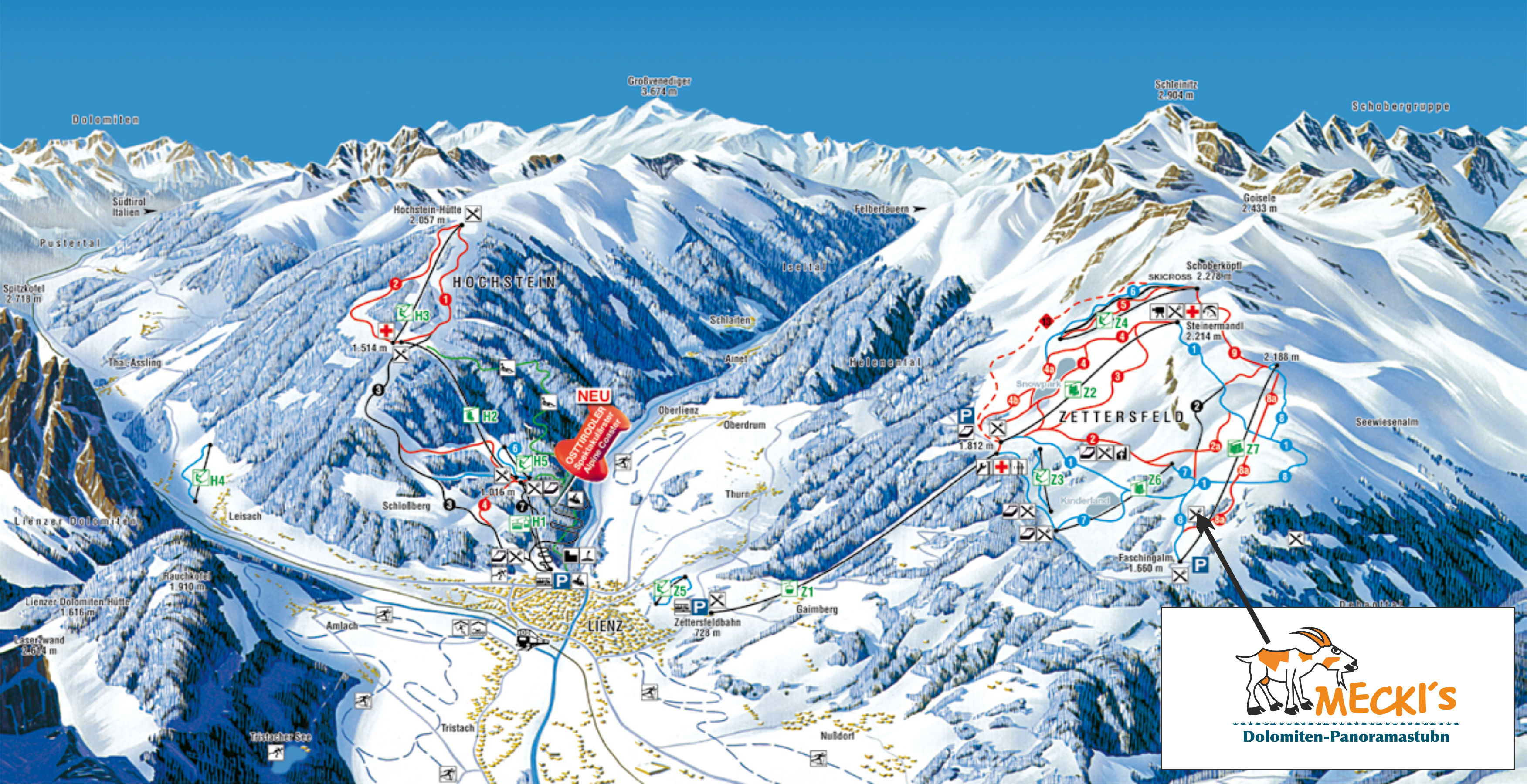 Anreise und Kontakt zu Mecki's Alm in Osttirol, bei Lienz